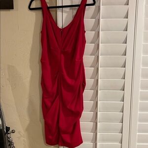 Chic Backless Red Dress